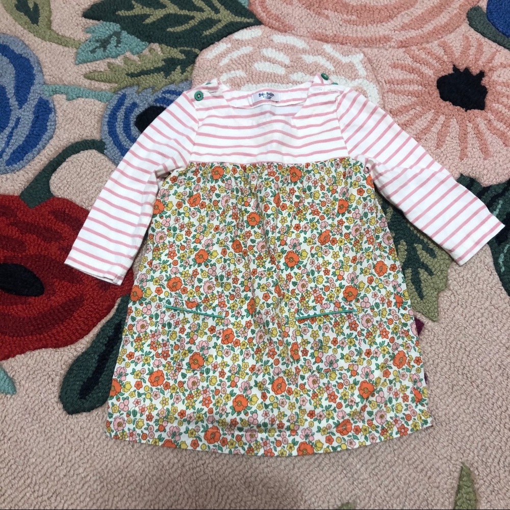 Baby Boden 6/12 month floral dress